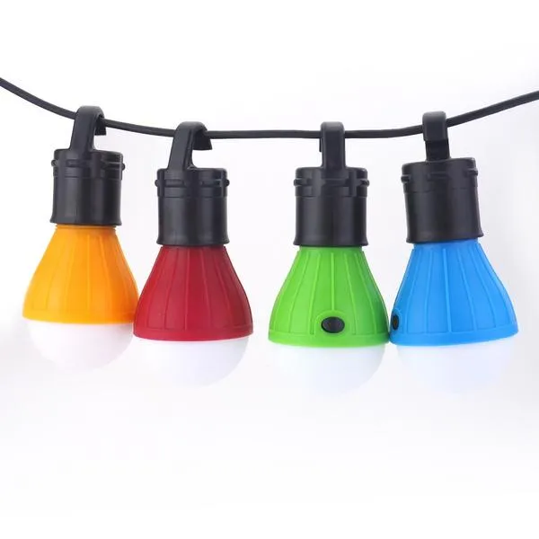 10-Pack: Mini Portable Lantern Tent Light