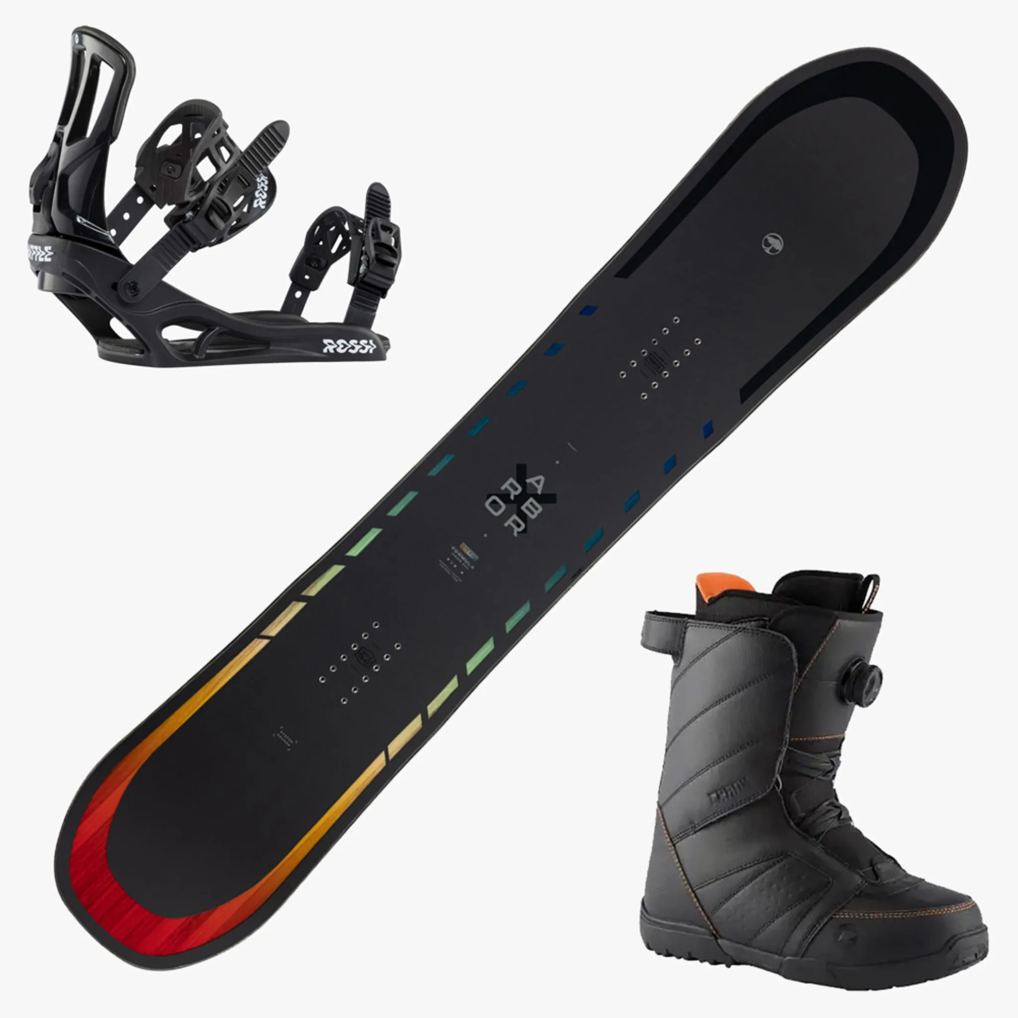 2024 Arbor Formula Rocker Snowboard w Boots and Bindings