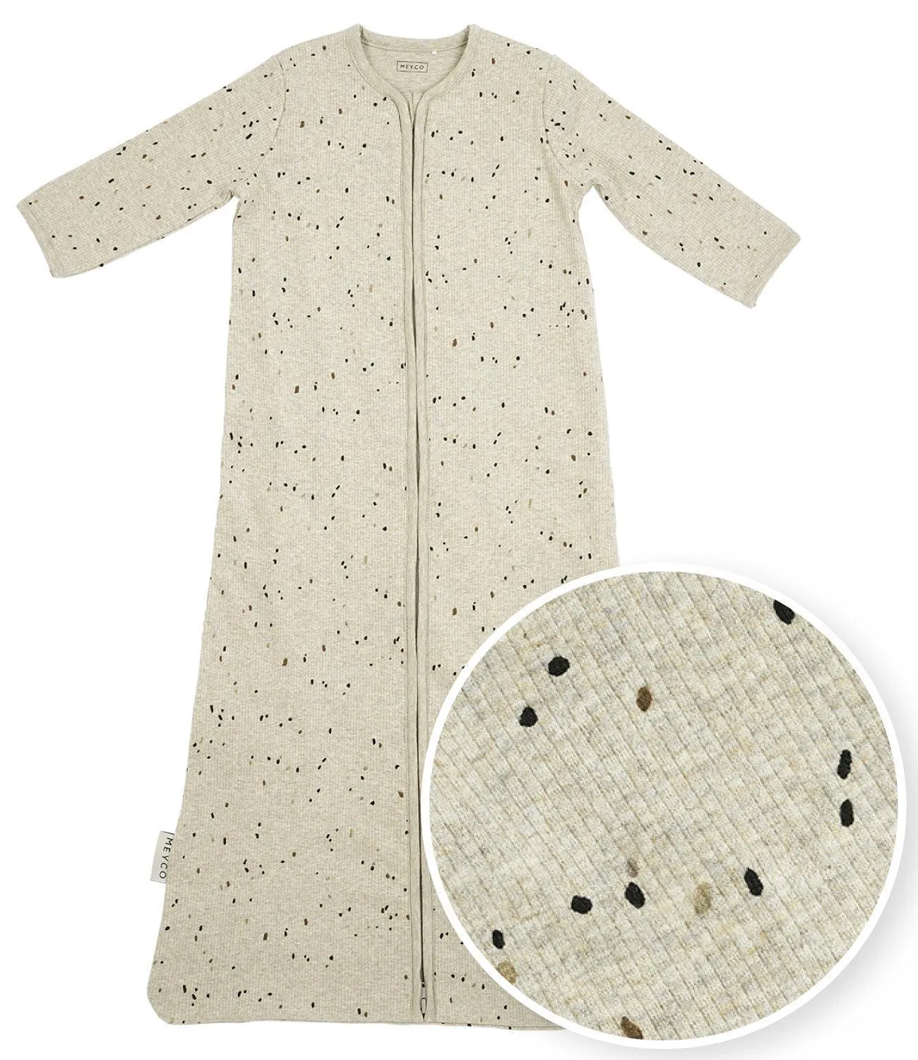 Baby Sleeping Bag, Detachable Sleeve Sand Melange - 90cm