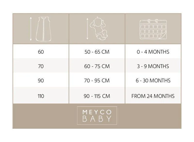 Baby Sleeping Bag, Detachable Sleeve Sand Melange - 90cm