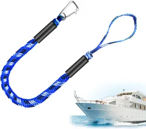 Boat Tie Downs, Marine Bumper Lines, Secure Ropes, 1000kgfor Kayak Pontoon Canoe Raft Motorboat Watercraft Stability Floating Bridges and Motorboats Trips While Ensuring