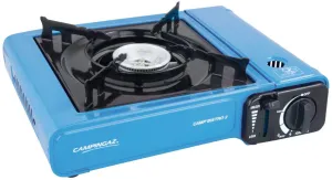 CAMPINGAZ Coleman Stainless-Steel Campingaz Camp Bistro Camping Stove, Flame Portable Gas Cartridge Cooker, 2200 W (Blue)