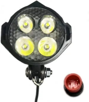 Ebike Headlight 36V-48V Super Bright LED Light for Electric Bike Scooter Mountain Bike Light for Night Riding Waterproof
