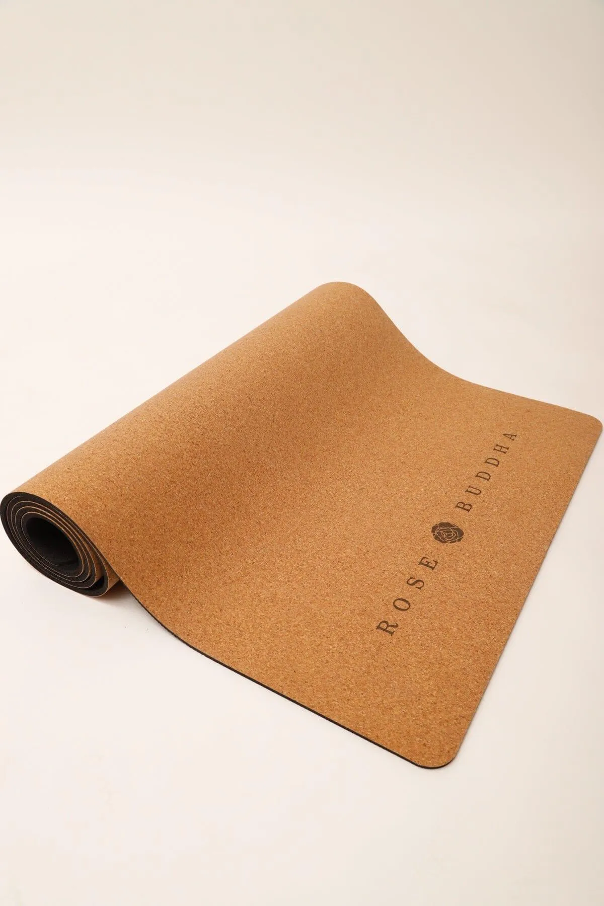 Eco-Friendly Cork Yoga Mat Rose Buddha