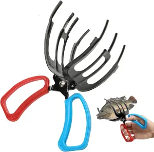 Fish Claw Gripper, Fishing Pliers Gripper, Claw Fish Gripper, Metal Fish Control Clamp Tong Tackle Tool, Multi-Functional Lightweight Non-Slip Fish Claw Gripper for Catch Fish Fishing Accessories