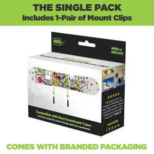 HIDEit HBoard | Horizontal Snowboard Mount Clips