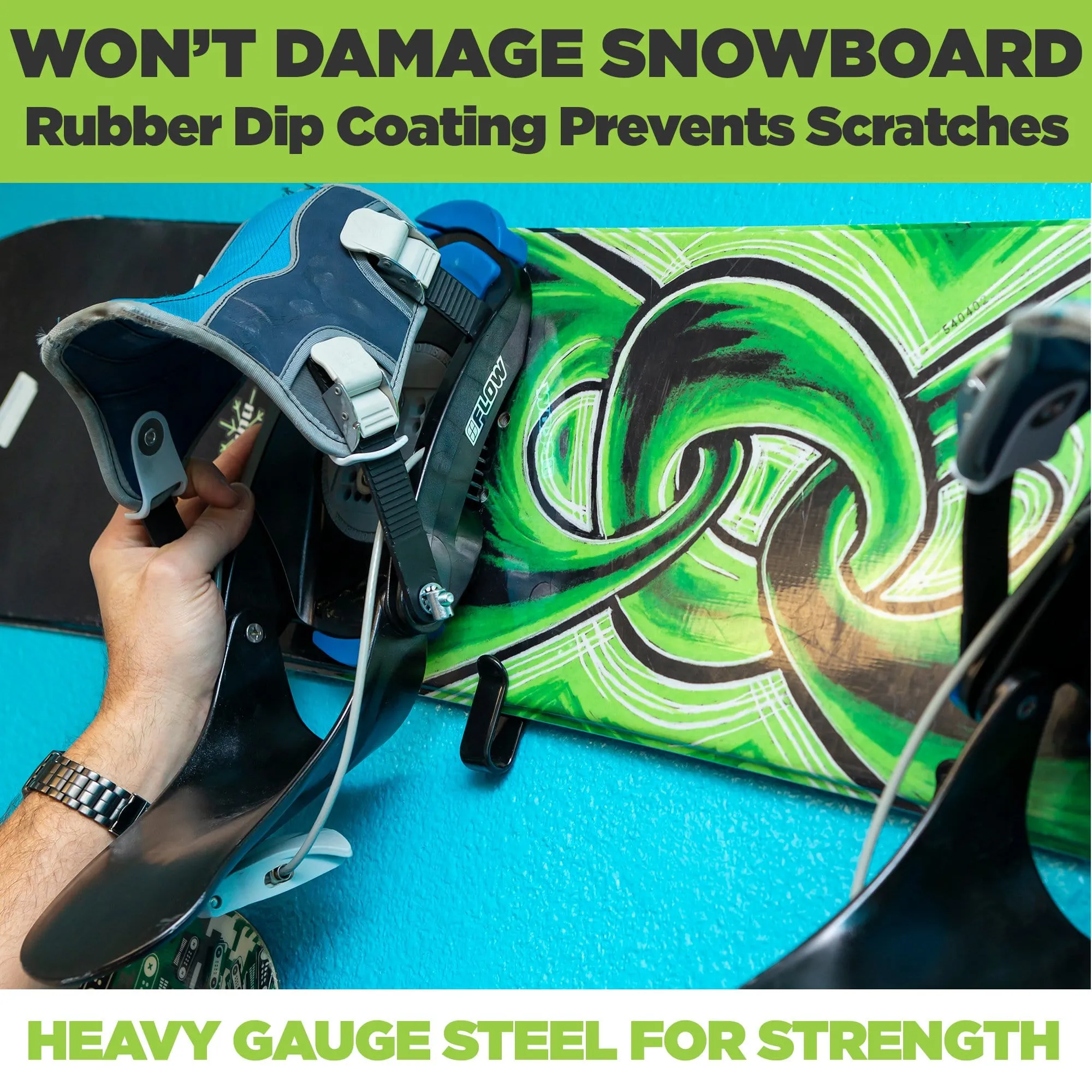 HIDEit HBoard | Horizontal Snowboard Mount Clips