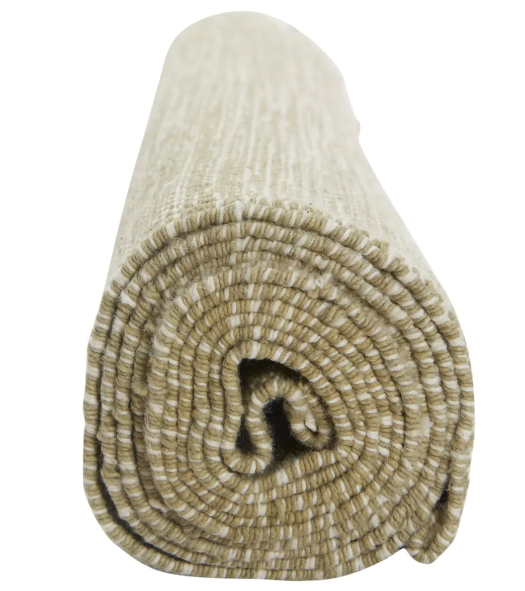Jade Yoga Organic Cotton Hand Loomed Yoga Mat 72"