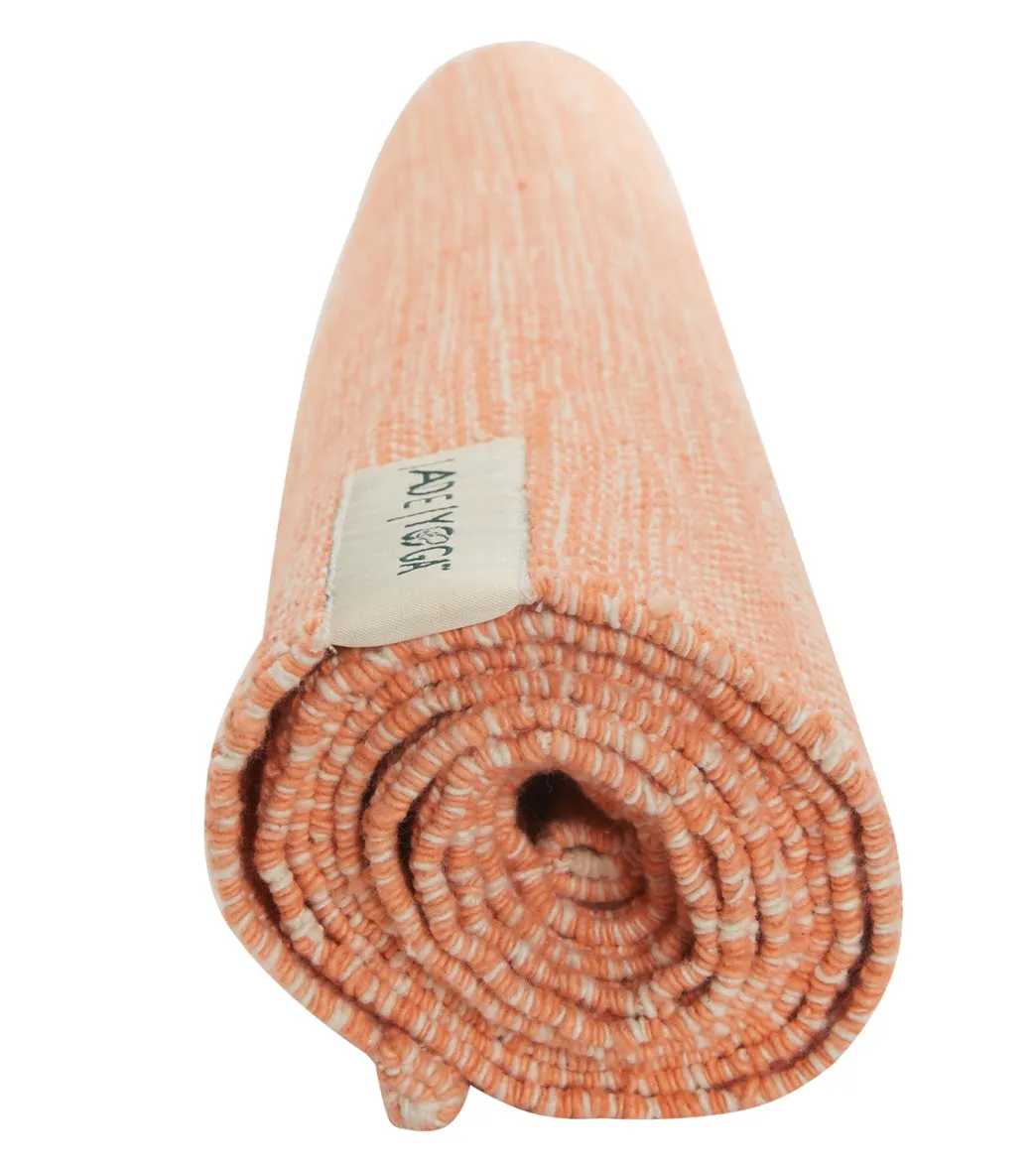 Jade Yoga Organic Cotton Hand Loomed Yoga Mat 72"