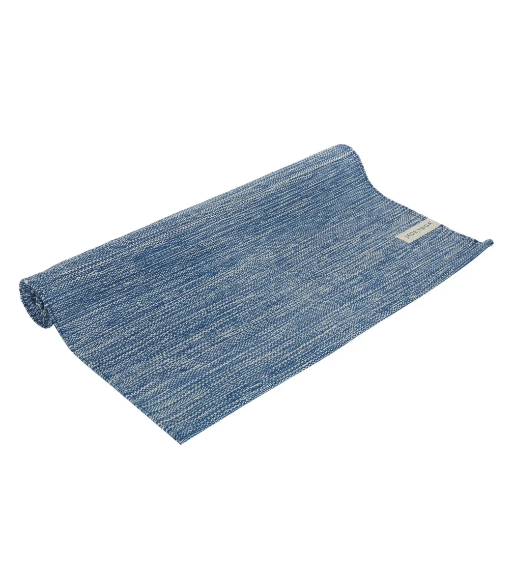 Jade Yoga Organic Cotton Hand Loomed Yoga Mat 72"