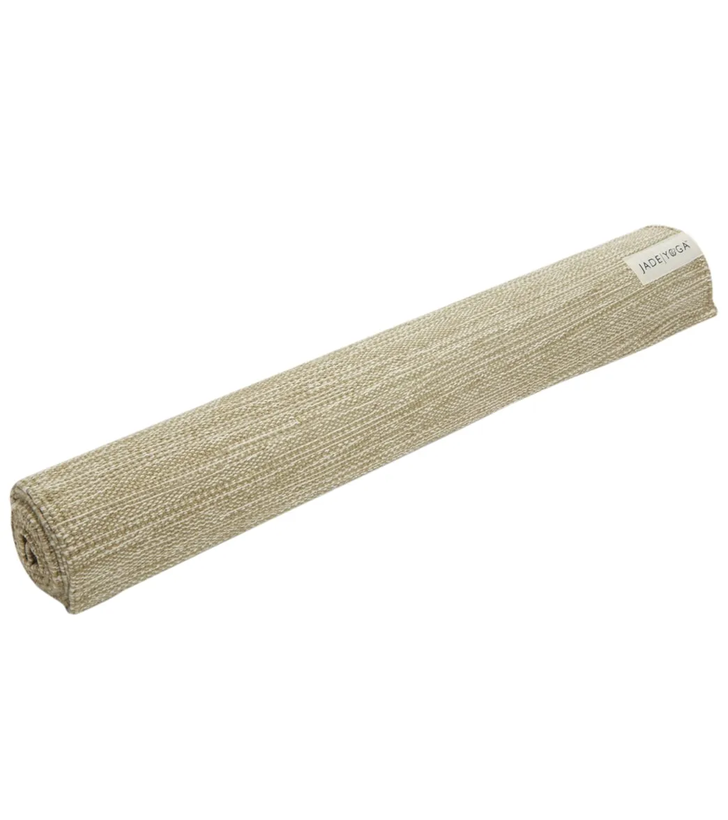 Jade Yoga Organic Cotton Hand Loomed Yoga Mat 72"