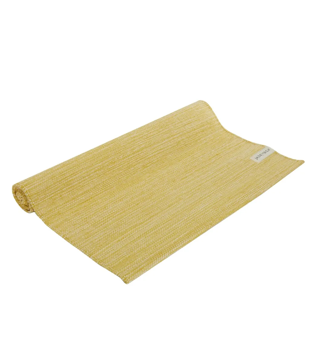 Jade Yoga Organic Cotton Hand Loomed Yoga Mat 72"