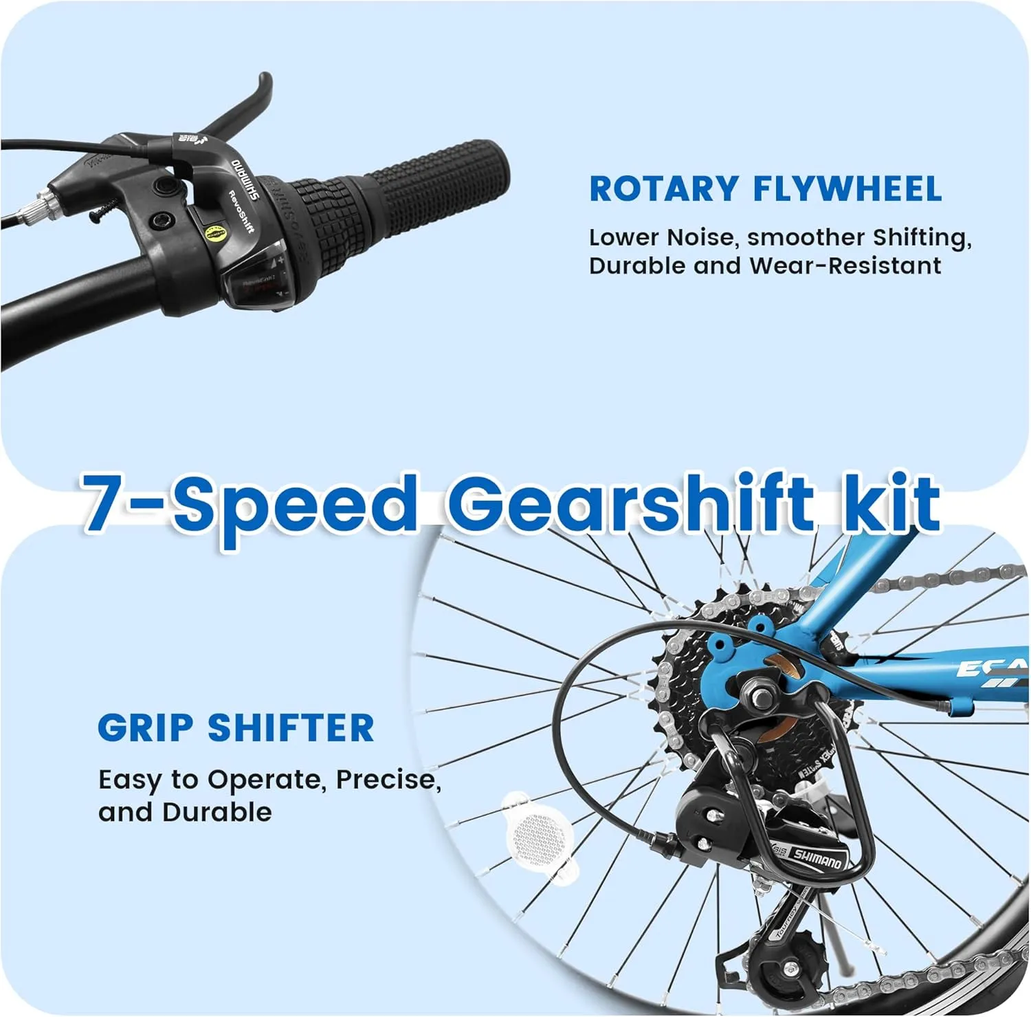Kids' Bike 16/20 Inch Wheel, 1/7 Speed Children's Bicycle Boys Girls with Removable Training Wheel, Kids Mountain Bike Ages 5-12 Years Old, Birthday Gift Boys Girls Bike