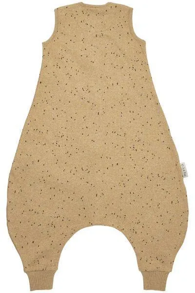 Meyco Baby Summer Sleep Overall Jumper Rib Mini Spot - Toffee Melange - 80cm