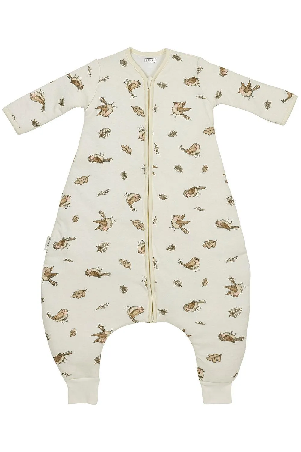 Meyco Baby Winter Sleep Overall Jumper With Sleeves Robin - Multicolour - 104cm