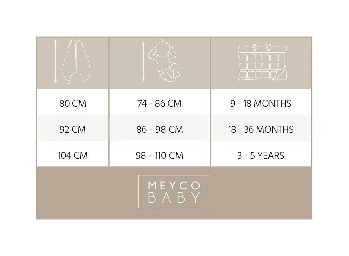 Meyco Baby Winter Sleep Overall Jumper With Sleeves Robin - Multicolour - 104cm
