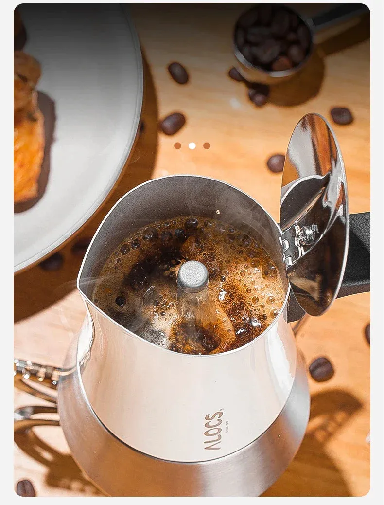 Moka Pot Stove Top Espresso Coffee Maker - 450ml