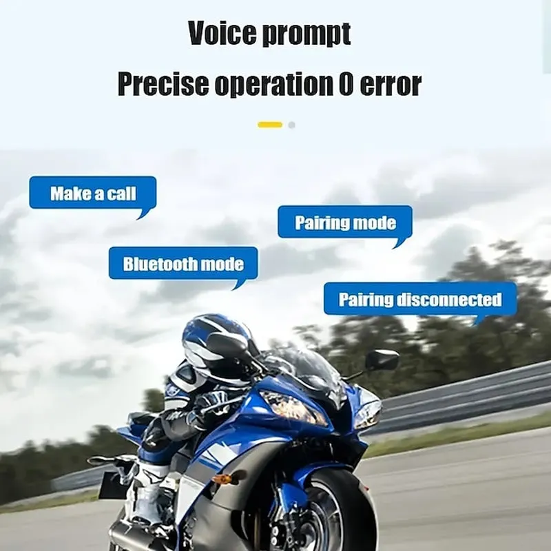 Motorcycle Helmet Wireless Headset