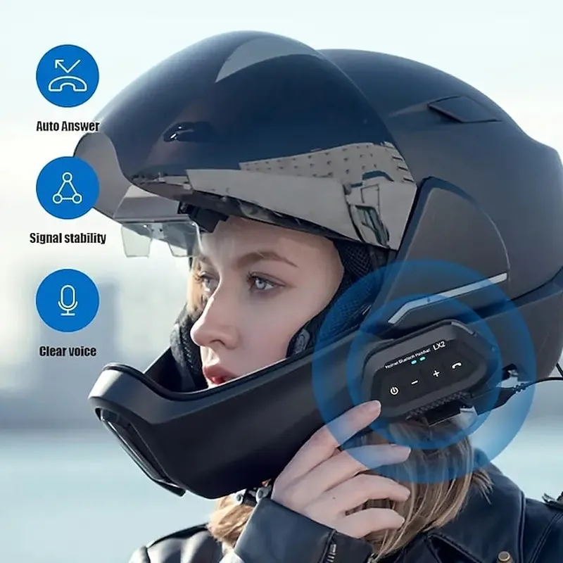 Motorcycle Helmet Wireless Headset