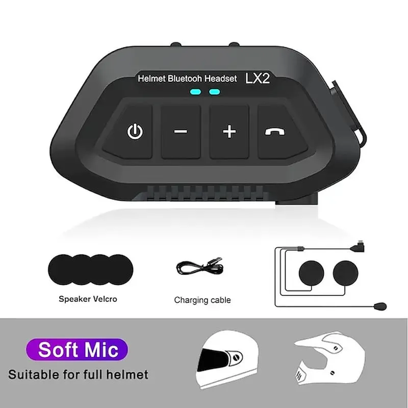Motorcycle Helmet Wireless Headset