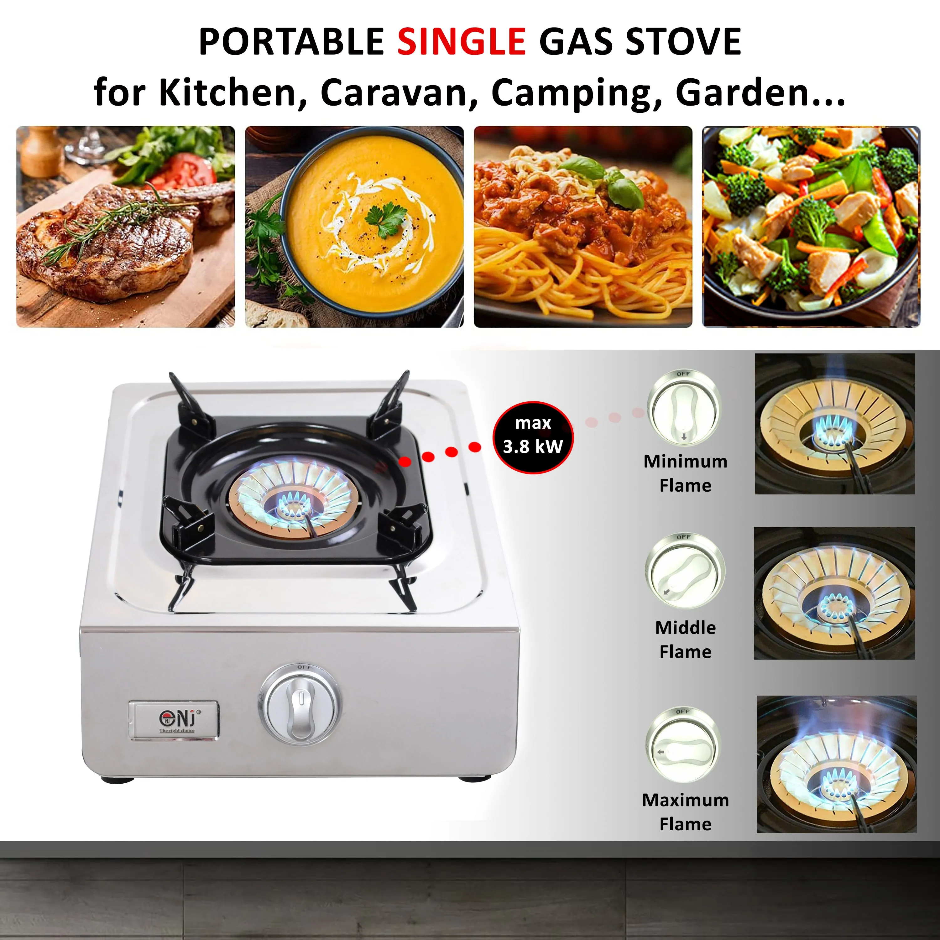 NJ NSD-11 Single Burner Gas Stove