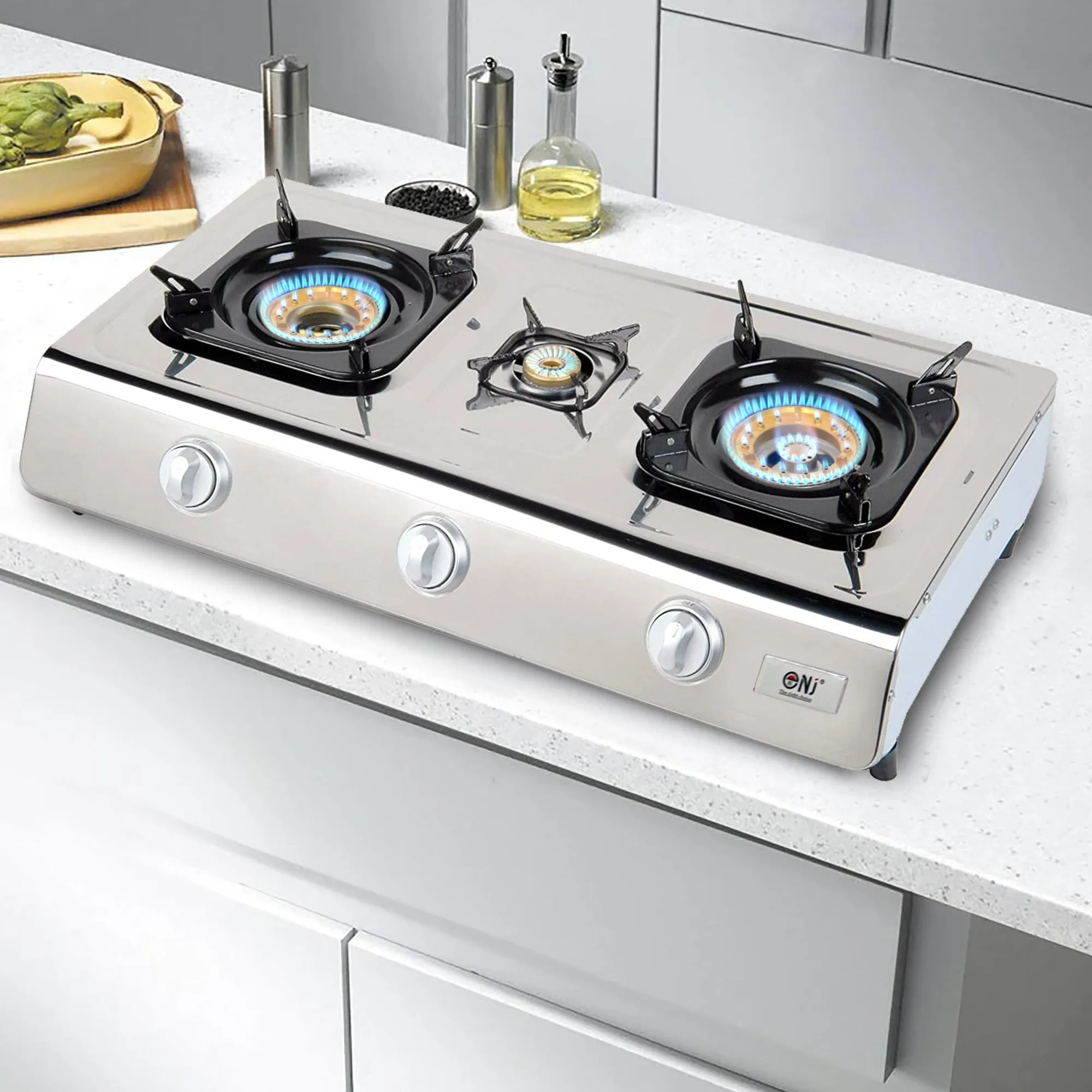 NJ NSD-3 Portable Gas Stove 3 Burners