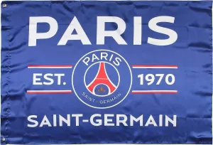 PSG Paris Saint Germain Flag Banner 3x5 feet Soccer Durable Indoor or Outdoor Football Soccer 2Grommets