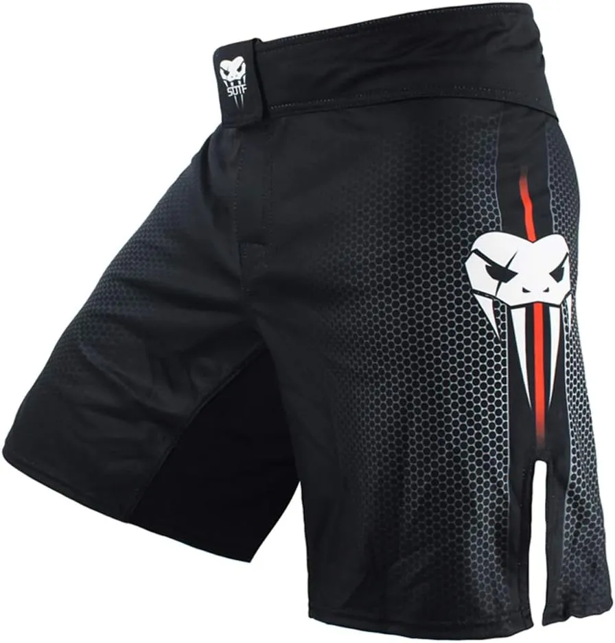 SOTF Boxing Shorts for Men Training Fight Shorts Men MMA BJJ Shorts No Gi