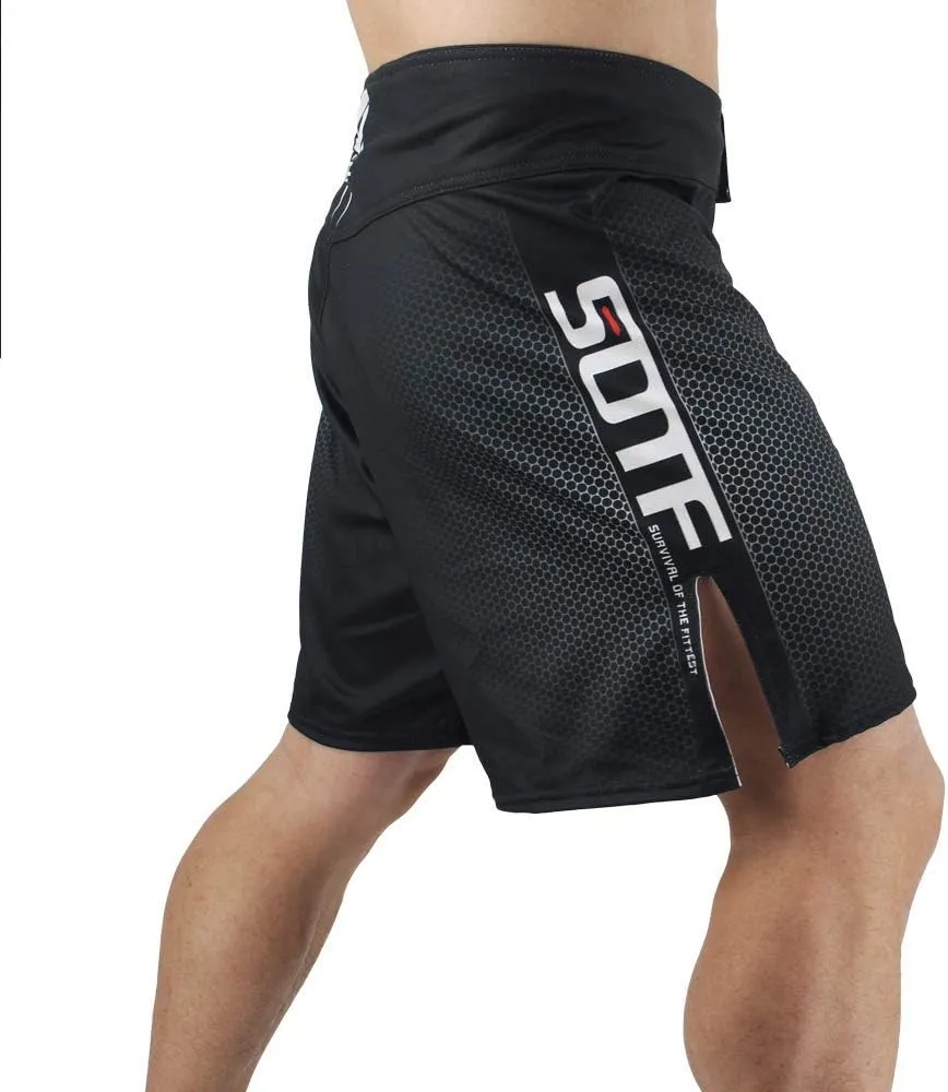 SOTF Boxing Shorts for Men Training Fight Shorts Men MMA BJJ Shorts No Gi