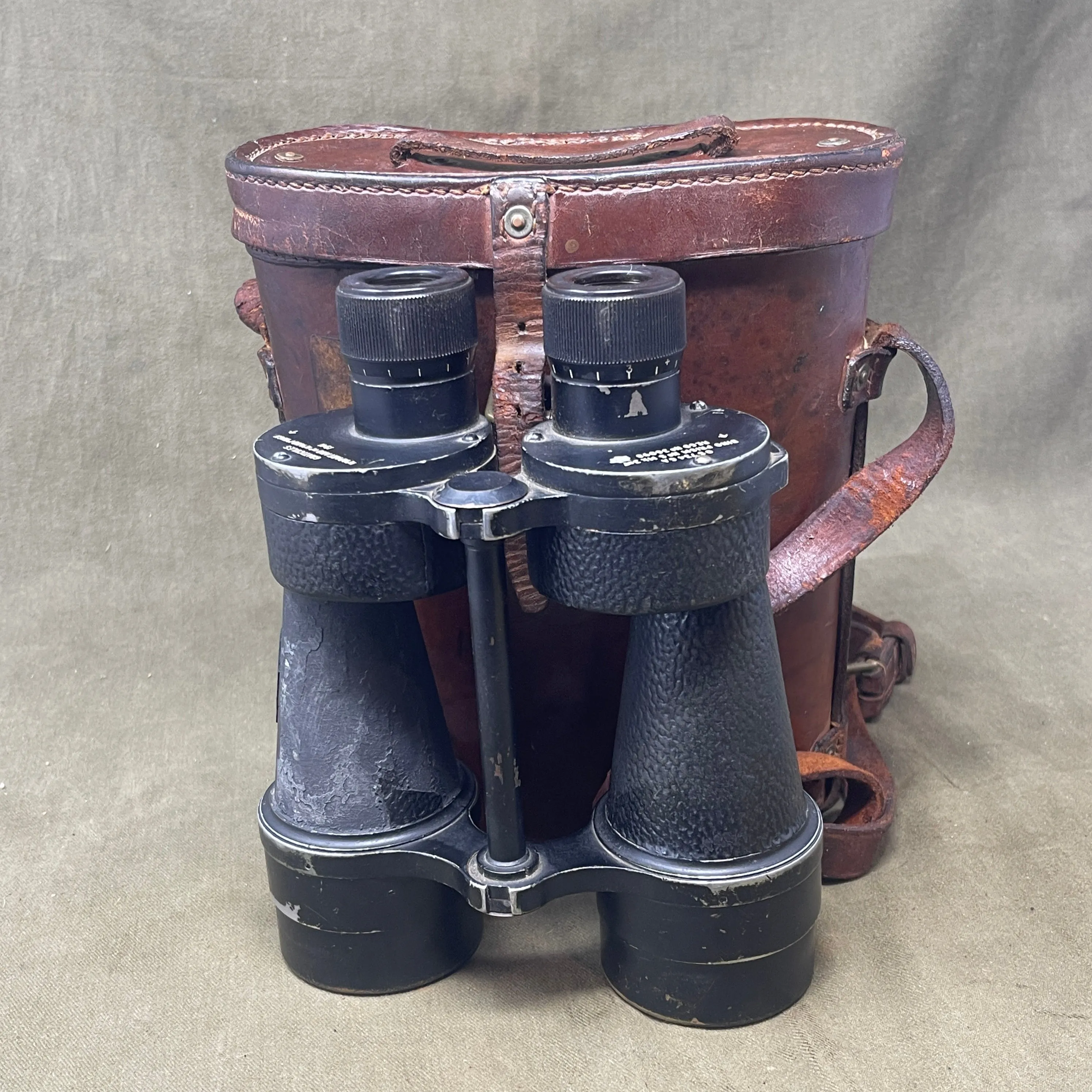 WW2 Pair of British No5 Prismatic Binoculars 1941 Dated