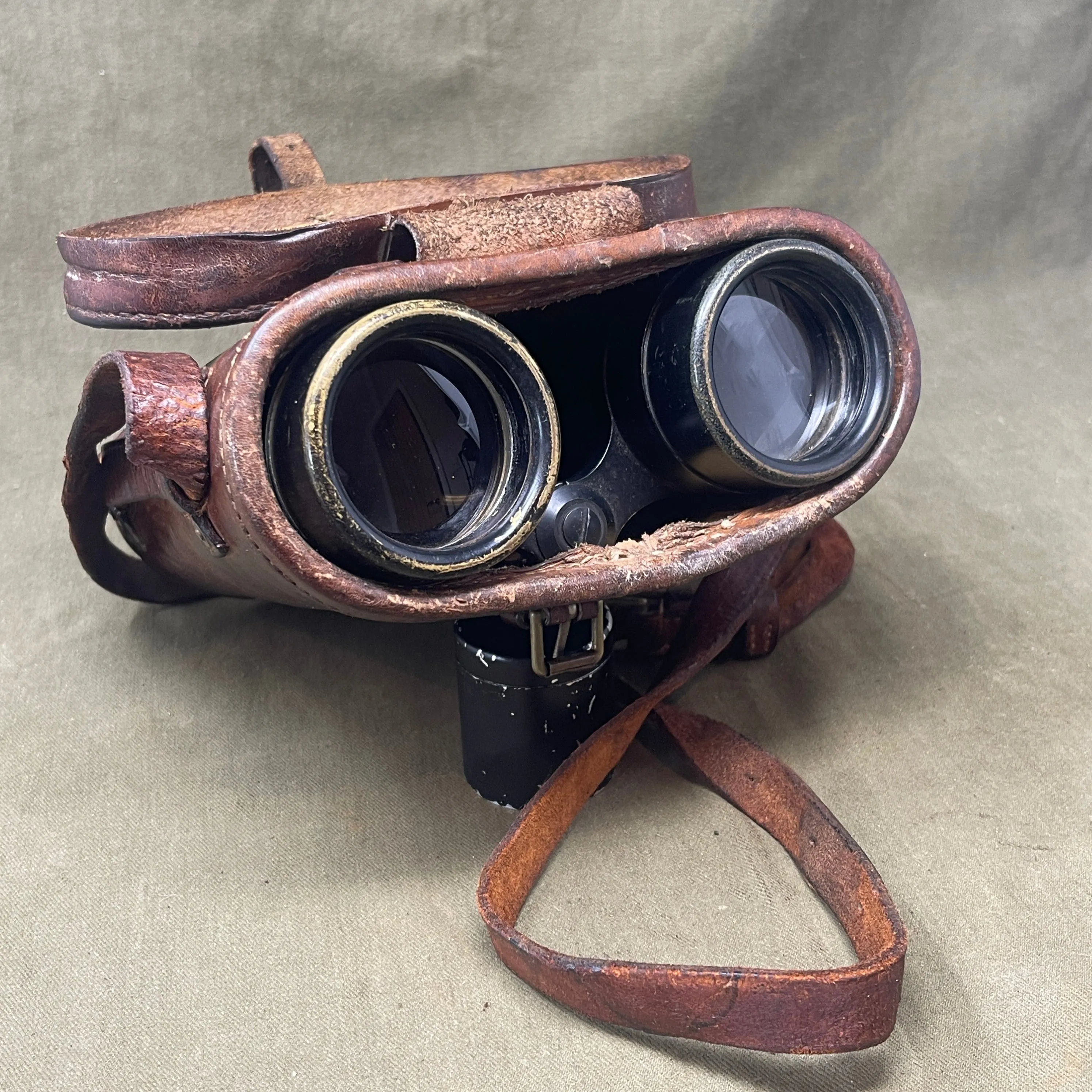 WW2 Pair of British No5 Prismatic Binoculars 1941 Dated
