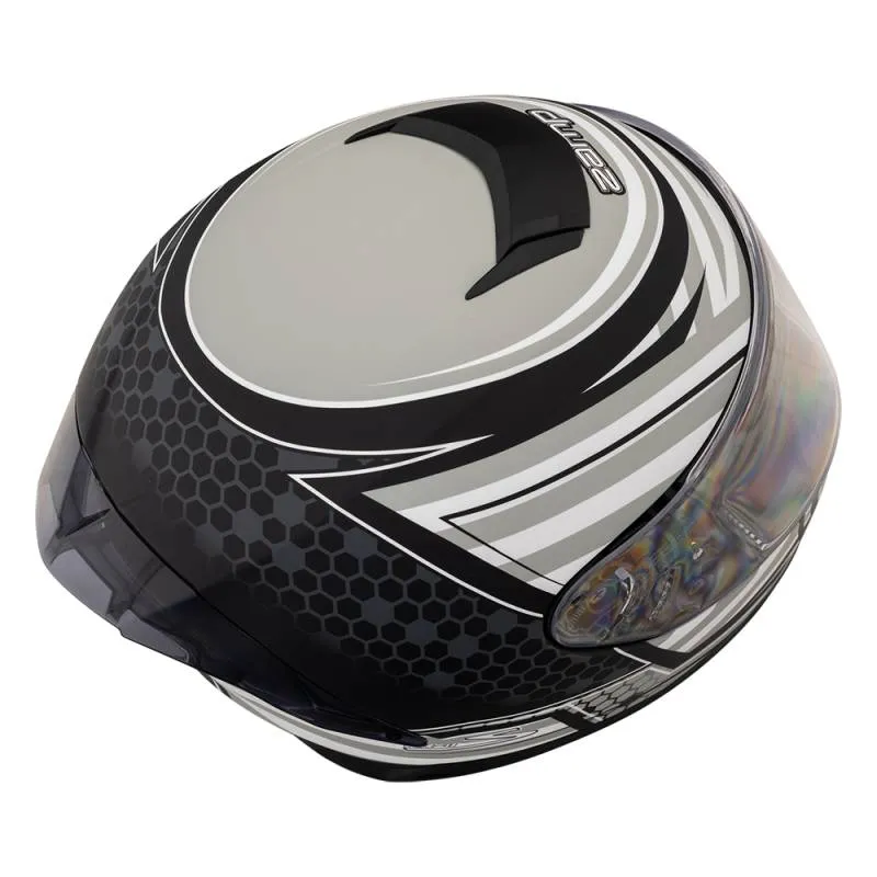 Zamp FR-4 Helmet - Matte Gray Graphic