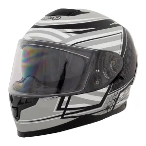 Zamp FR-4 Helmet - Matte Gray Graphic