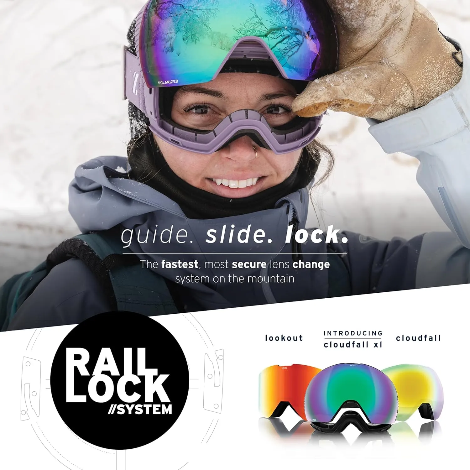 Zeal Optics Lookout Snow Goggles w/Bonus Lens