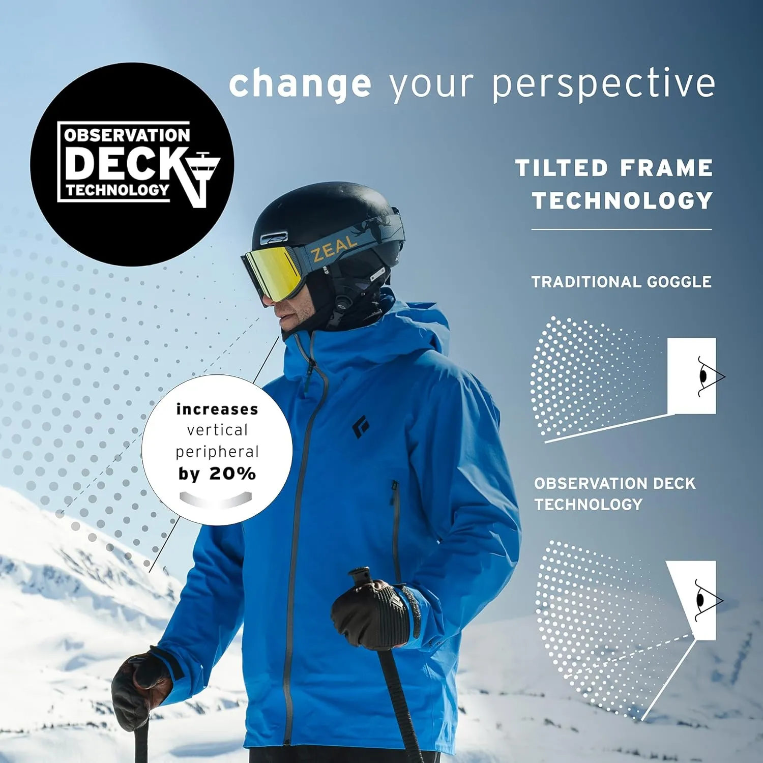 Zeal Optics Lookout Snow Goggles w/Bonus Lens